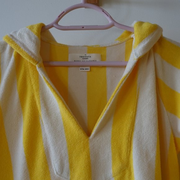 Hooded Cabana Dress beach vacay vacation cover-up resort terry cloth XS 0 - Picture 7 of 11